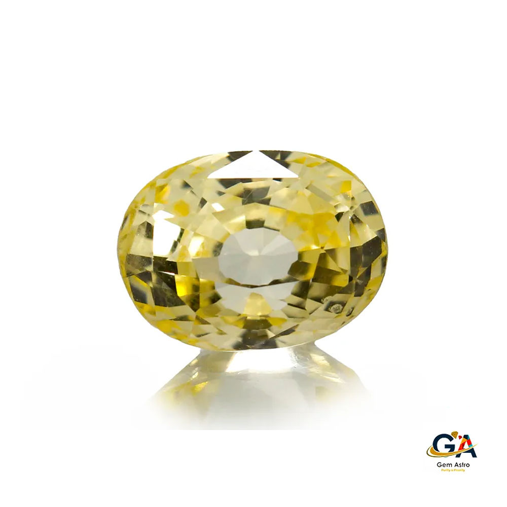 GAYS178 Yellow Sapphire 2.23 Carat (4.48 Ratti) - Image 1