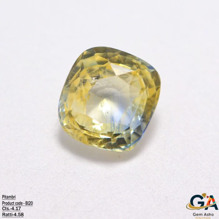 BI20-2-1000x1000-1.jpg Bi Color Sapphire (Pitambri) 4.17 Carat (4.58 Ratti) - Image 2