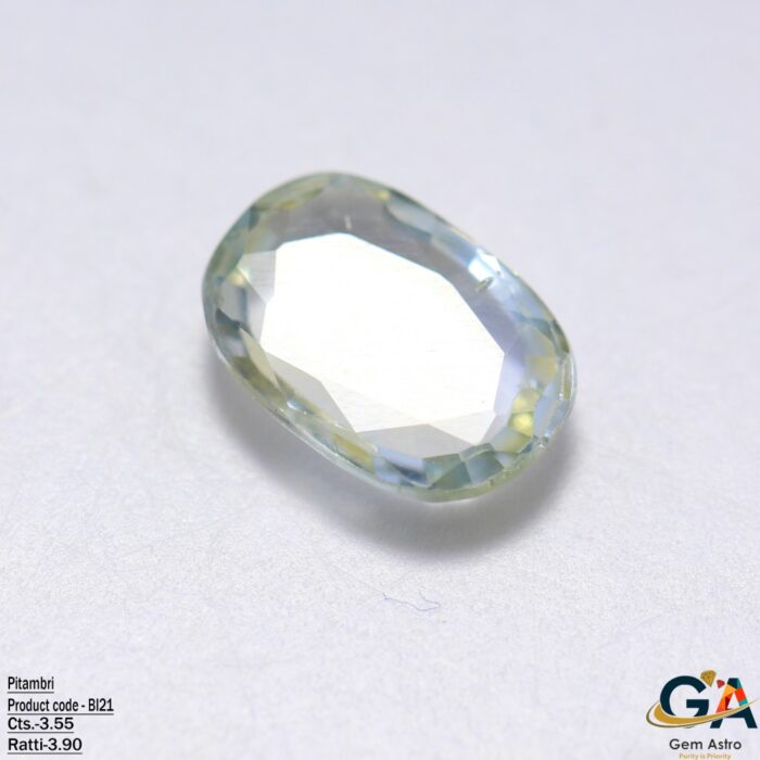 Bi Color Sapphire (Pitambri) 3.55 Carat (3.90 Ratti) - Image 3
