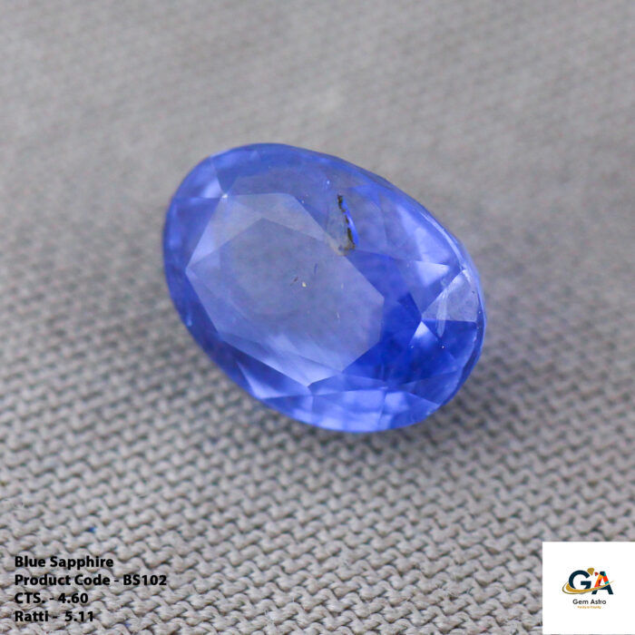 BS102-2.jpg Blue Sapphire 4.55 Carat (5.05 Ratti) - Image 3