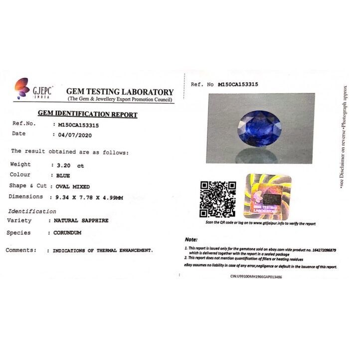BS67-1000x1000w-1.jpeg Blue Sapphire 3.20 Carat (3.55 Ratti) - Image 3