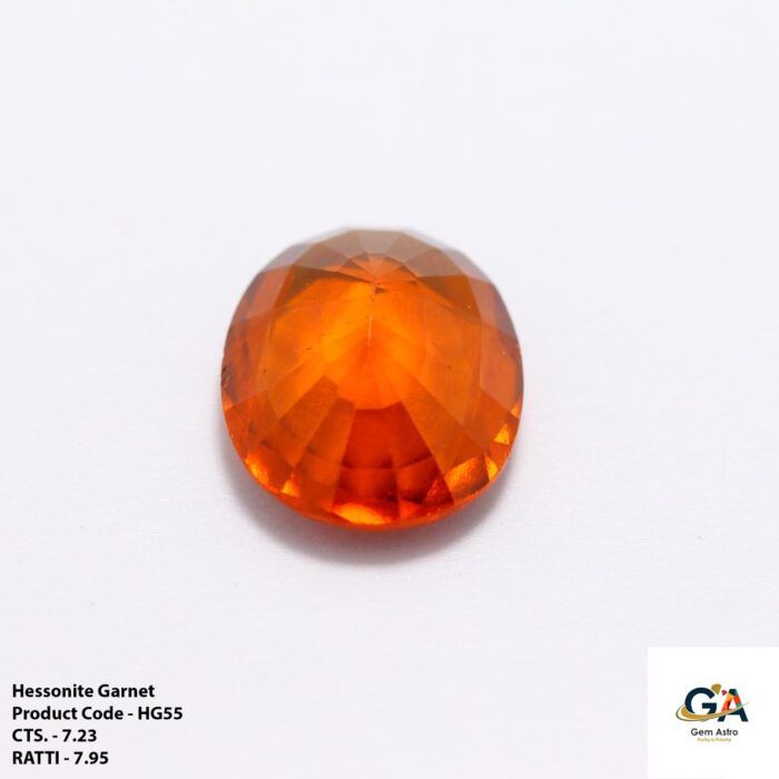 Hessonite Garnet (Gomed) 7.23 Carat (7.95 Ratti) - Image 3
