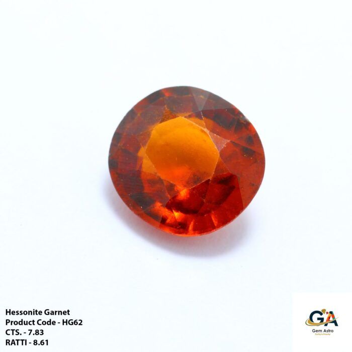 HG62-2.jpg Hessonite Garnet (Gomed) 7.83 Carat (8.61 Ratti) - Image 2