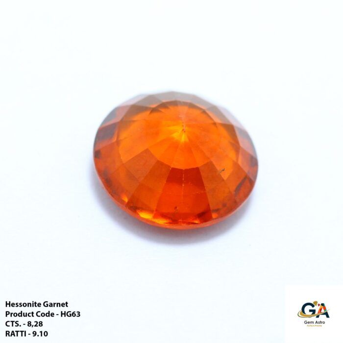 Hessonite Garnet (Gomed) 8.28 Carat (9.10 Ratti) - Image 4