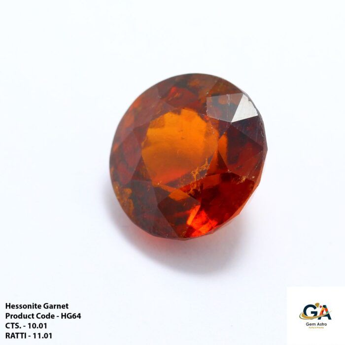 Hessonite Garnet (Gomed) 10.01 Carat (11.01 Ratti) - Image 2