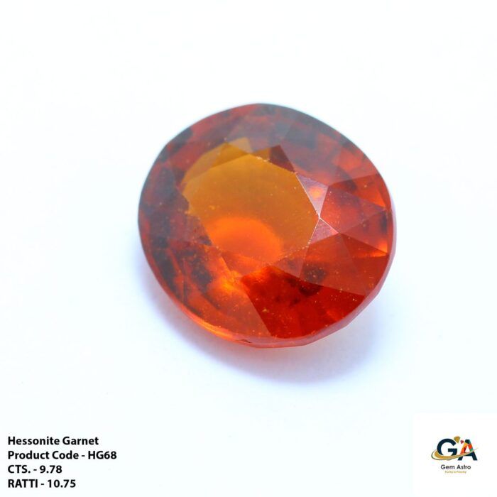 Hessonite Garnet (Gomed) 9.78 Carat (10.75 Ratti) - Image 2