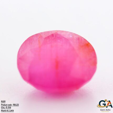 Ruby 5.59 Carat (6.14 Ratti)