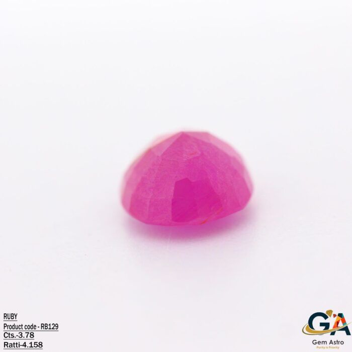 RB129-3.jpg Ruby 3.78 Carat (4.15 Ratti) - Image 3