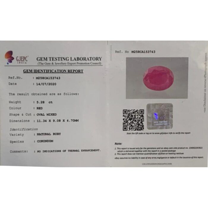 RB42-1000x1000w.jpg Ruby 5.28 Carat (5.87 Ratti) - Image 4