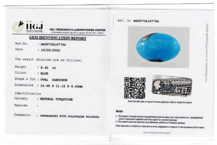 TR94-scaled-1.jpg Turquoise (Firoza) 8.42 Carat (9.26 Ratti) - Image 2
