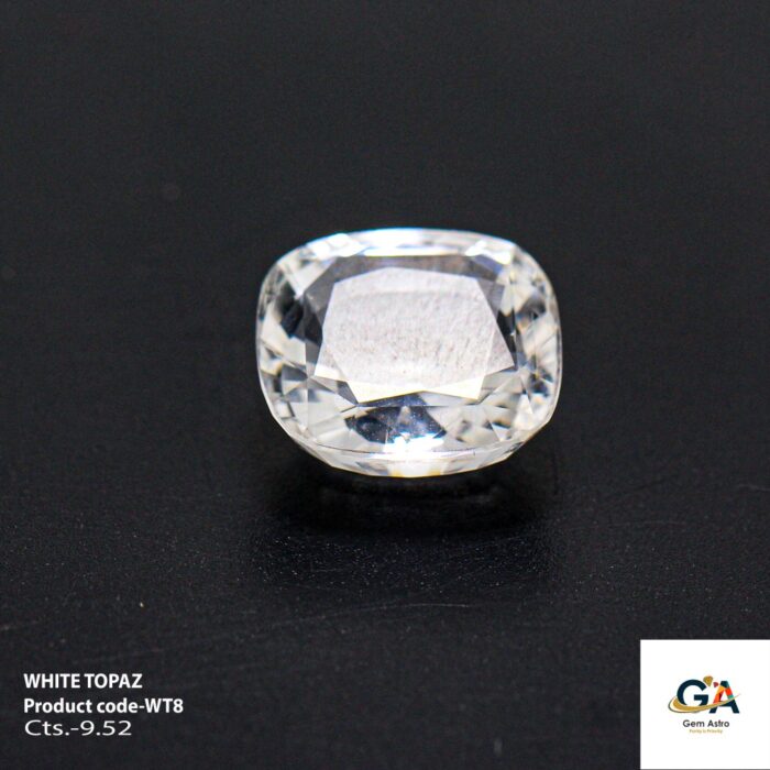 WT8.jpg Natural White Topaz 9.52 Carat (10.47 Ratti) - Image 1