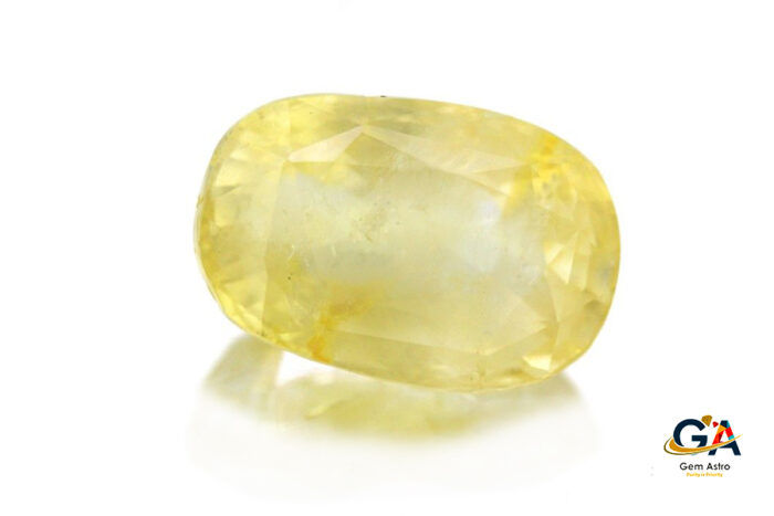 YS145-2.jpg Yellow Sapphire 7.92 Carat (8.80 Ratti) - Image 2