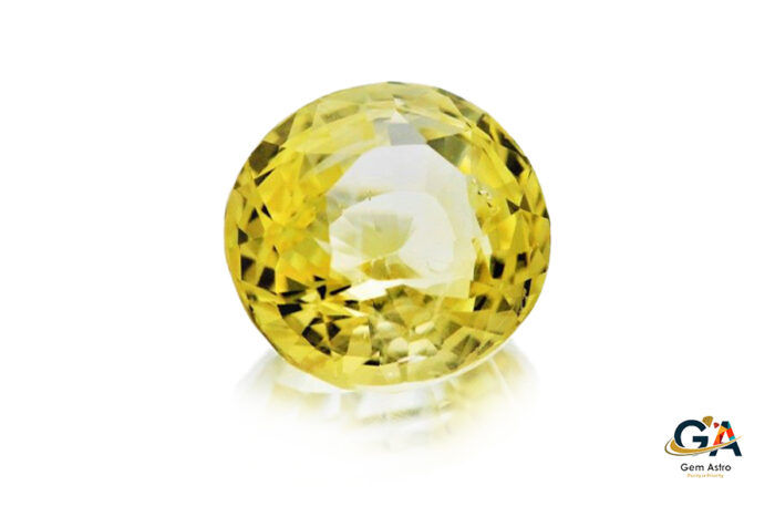 YS190-1.jpg Yellow Sapphire 7 Carat (7.78 Ratti) - Image 2