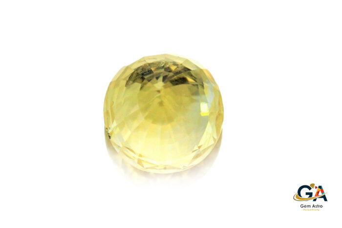 YS190-2.jpg Yellow Sapphire 7 Carat (7.78 Ratti) - Image 3