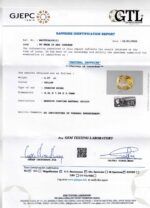 Yellow Sapphire 4.57 Carat (5.02 Ratti) - Image 5