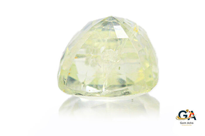 Yellow Sapphire 5.52 Carat (6.07 Ratti) - Image 4