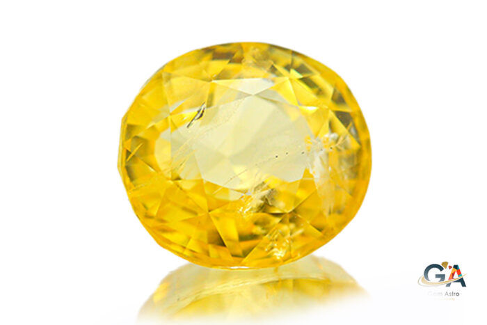 YS324-B.jpg Yellow Sapphire 7.72 Carat (8.50 Ratti) - Image 2