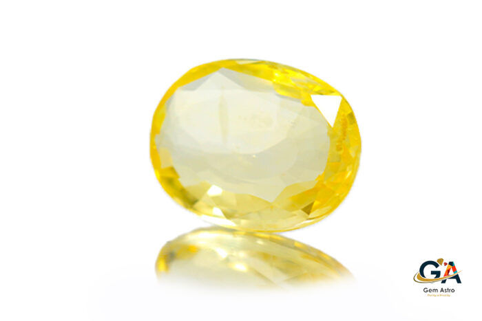 Yellow Sapphire 5.59 Carat (6.17 Ratti) - Image 2