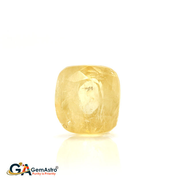Yellow Sapphire gays 415-1 Yellow Sapphire 6.33 Carat (6.96 Ratti) - Image 1