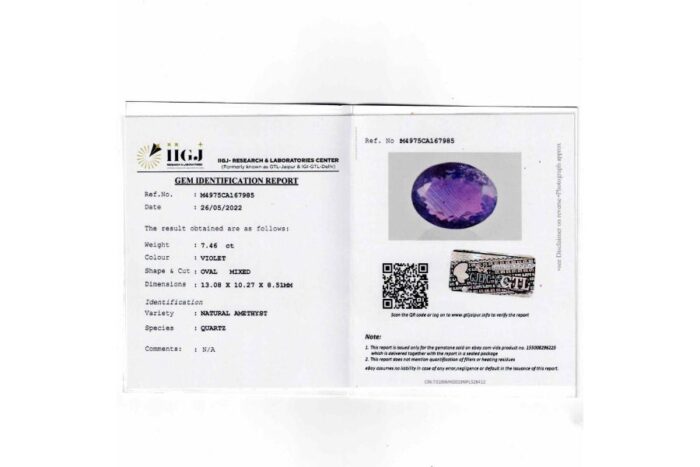 am19.jpg Amethyst 7.46 Carat (8.20 Ratti) - Image 2