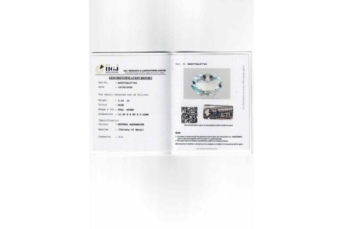 aq15.jpg Aquamarine 3.24 Carat (3.56 Ratti) - Image 2