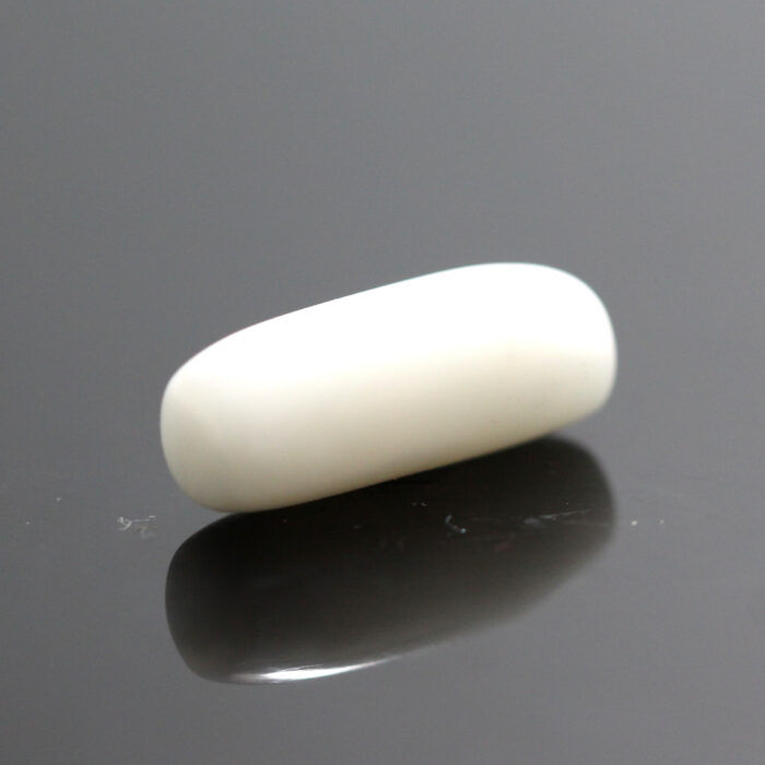 cow15-3.jpg Natural White Coral 6.99 Carat (7.68 Ratti) - Image 3