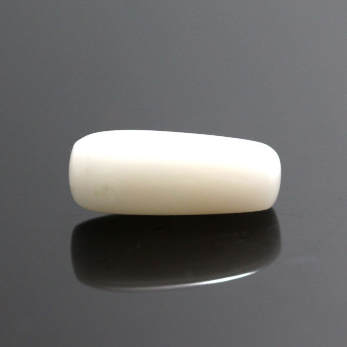 cow7-2.jpg Natural White Coral 5.97 Carat (6.63 Ratti) - Image 2