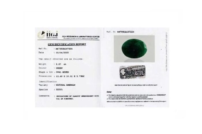 emr184-2-2.jpg Emerald 5.57 Carat (6.12 Ratti) - Image 2