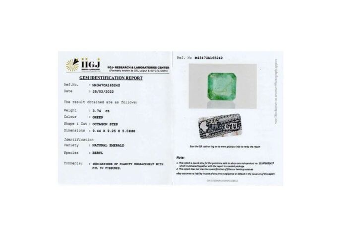Emerald 3.74 Carat (4.15 Ratti) - Image 2