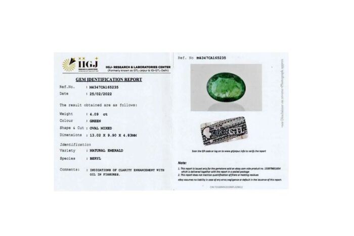 Emerald 4.08 Carat (4.53 Ratti) - Image 2