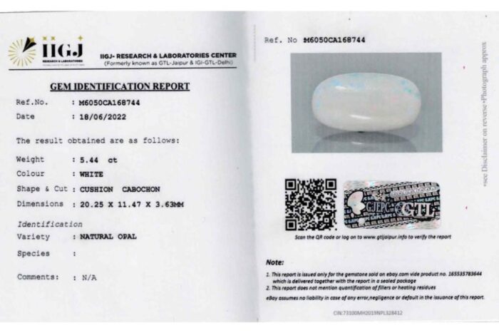 op115.jpg Opal 5.44 Carat (5.98 Ratti) - Image 2