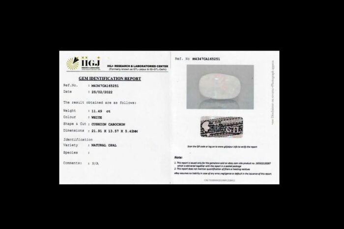 Opal 11.49 Carat (12.65 Ratti) - Image 2