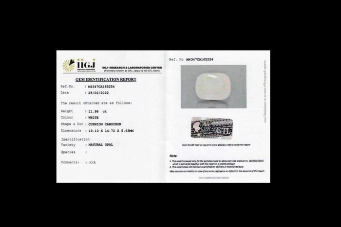 Opal 11.98 Carat (13.2 Ratti) - Image 2