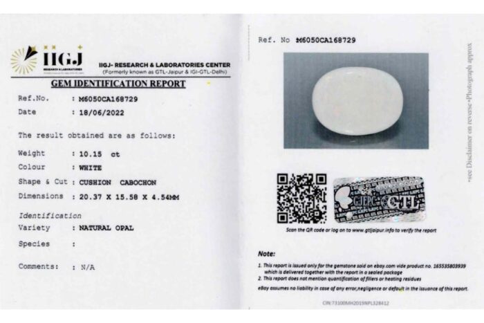 Opal 10.15 Carat (11.16 Ratti) - Image 2