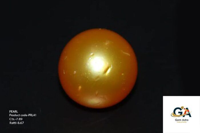 prl41-2-1.jpg Golden South Sea Pearl (Moti) 7.89 Carat (8.67 Ratti) - Image 2
