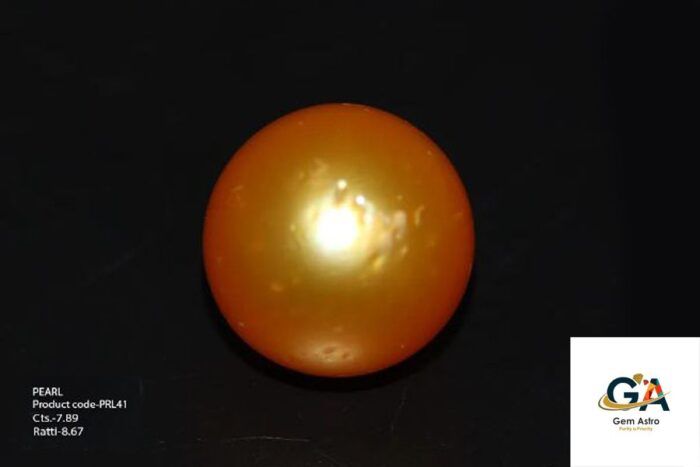 prl41-3-1.jpg Golden South Sea Pearl (Moti) 7.89 Carat (8.67 Ratti) - Image 3