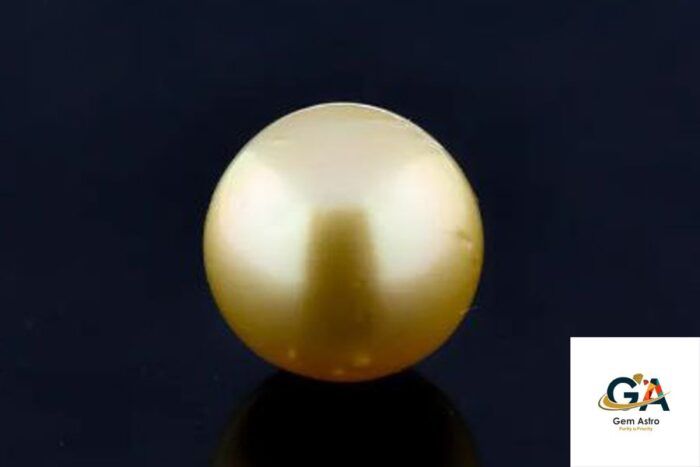 Golden South Sea Pearl (Moti) 11.95 Carat (13.14 Ratti) - Image 3