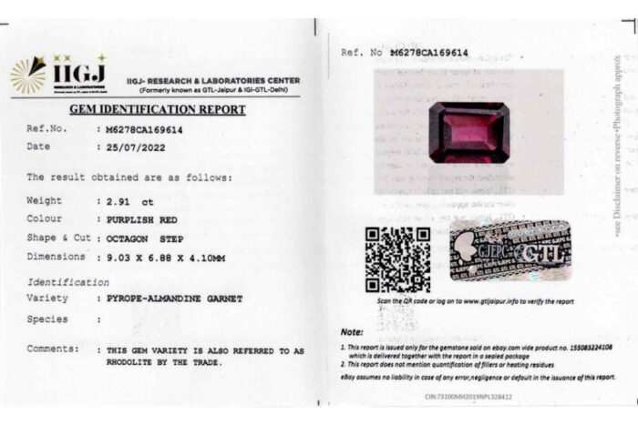 rg11.jpg Rhodolite Garnet 2.91 Carat (3.20Ratti) - Image 2