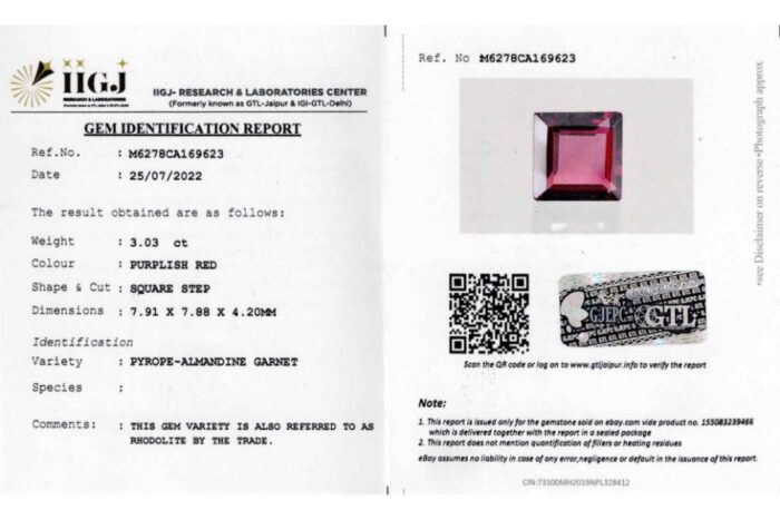rg20.jpg Rhodolite Garnet 3.03Carat (3.33Ratti) - Image 2