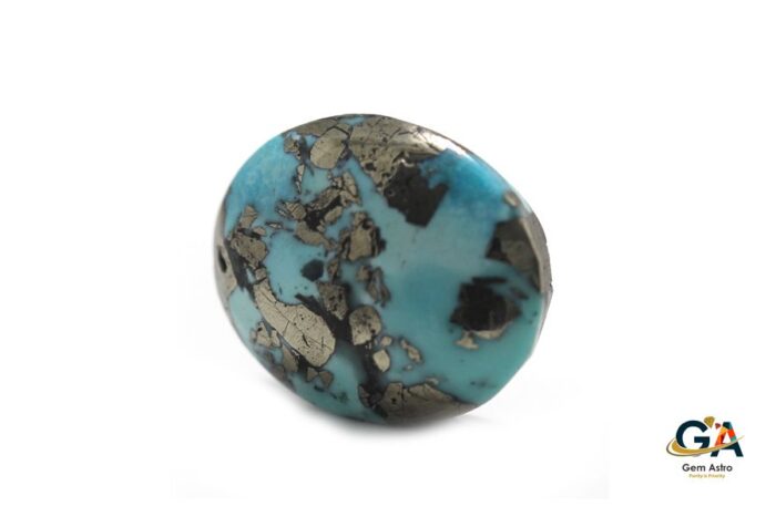tr112-3.jpg Turquoise (Firoza) 13.18 Carat (14.49Ratti) - Image 3