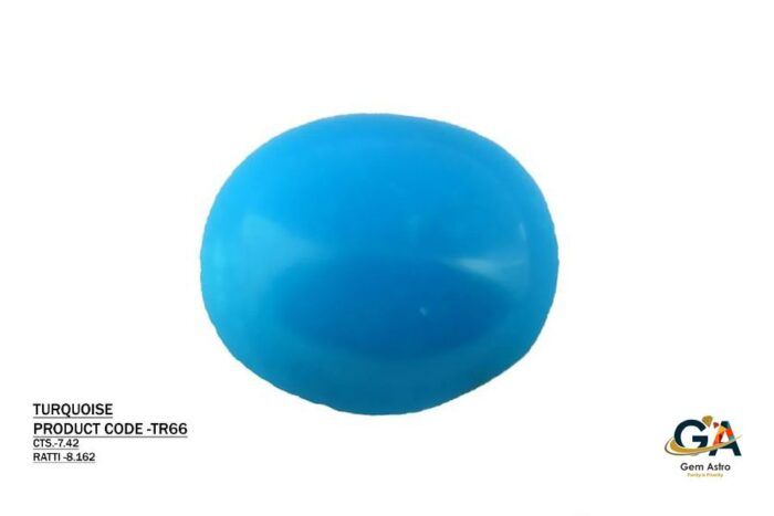 tr66-2.jpg Turquoise (Firoza) 7.42 Carat (8.16 Ratti) - Image 3