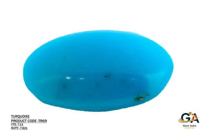 tr69-4.jpg Turquoise (Firoza) 7.11 Carat (7.82 Ratti) - Image 4