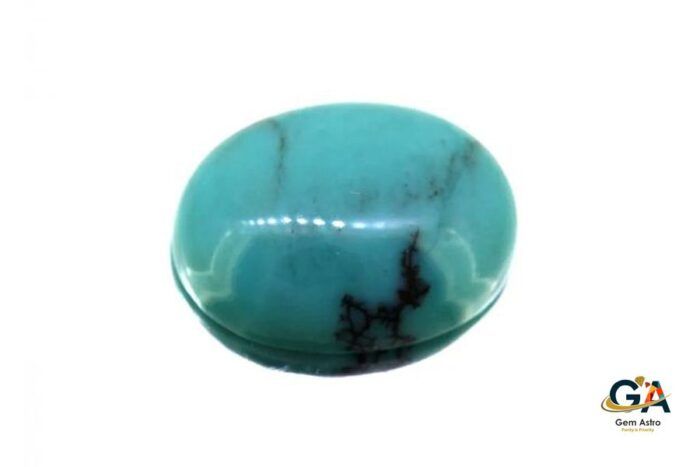 Turquoise (Firoza) 7.38 Carat (8.20 Ratti) - Image 4