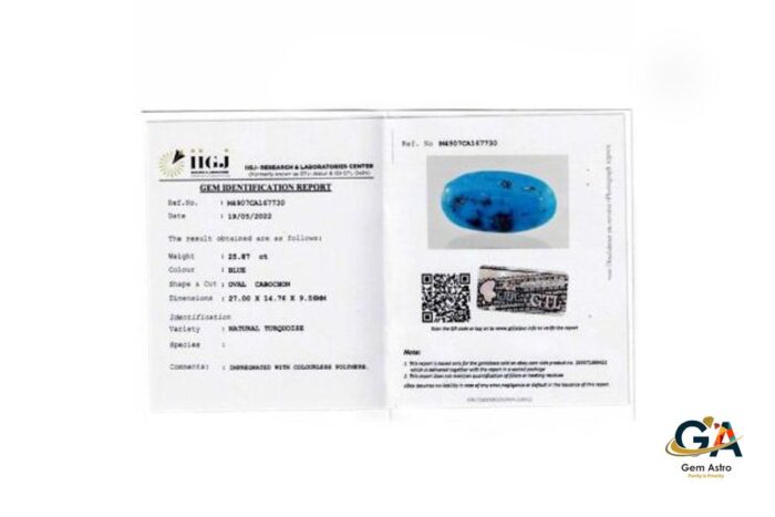 tr82-2-1.jpg Turquoise (Firoza) 25.87Carat (28.45Ratti) - Image 2