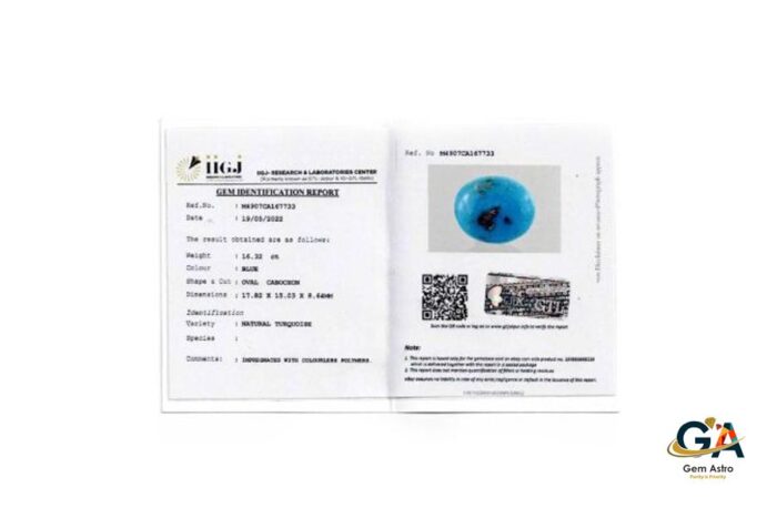 tr85-1-3.jpg Turquoise (Firoza) 16.32Carat (17.95Ratti) - Image 2