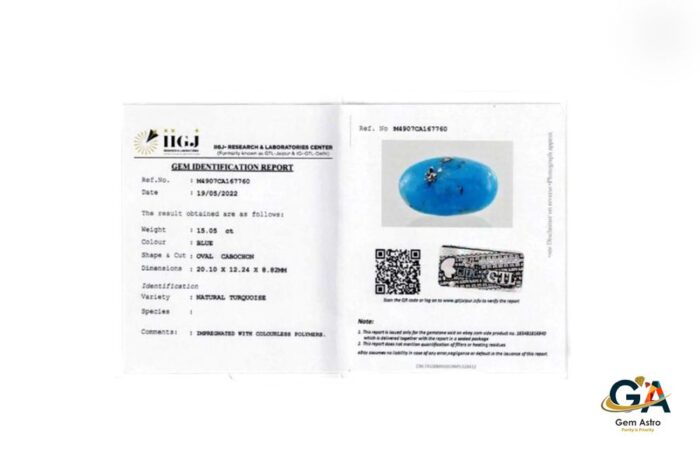 tr90-2-1.jpg Turquoise (Firoza) 15.07 Carat (16.57 Ratti) - Image 2