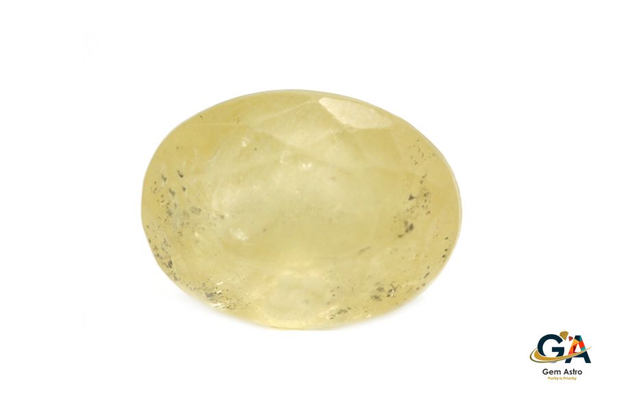 ys394-1.jpg Yellow Sapphire 5.45Carat (5.99Ratti) - Image 1