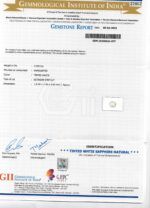 Natural White Sapphire 3.35 Carat 3.68 Ratti) - Image 2