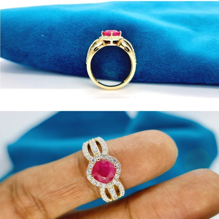 Ruby Engagement Ring - Image 6