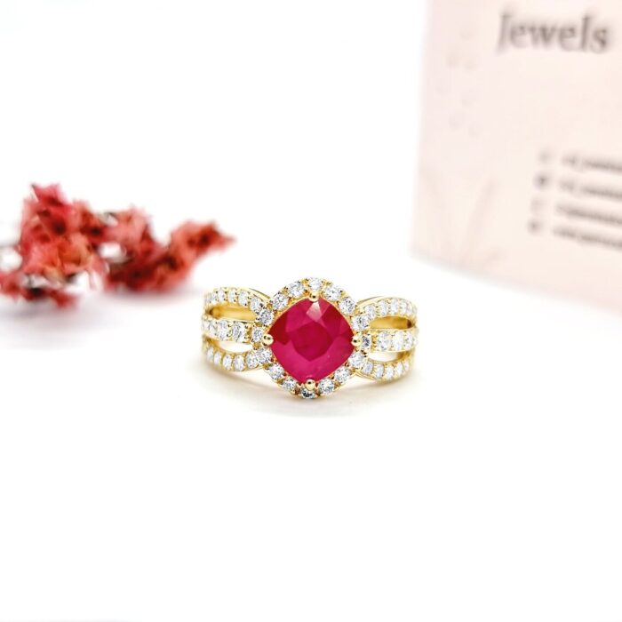Ruby Engagement Ring - Image 8